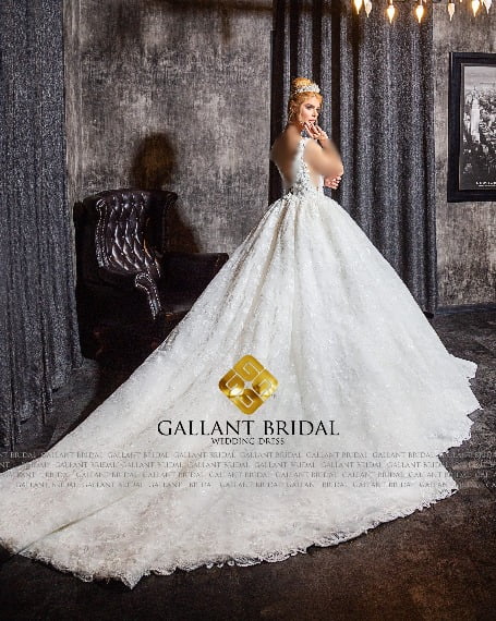 لباس عروس تولید شده در مزون گالانت